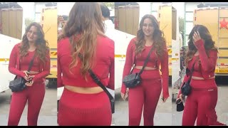 Sonakshi Sinha steps in a sexy redhot gym co-ord set gets needlessly TROLLED for her weight 😱😞#viral