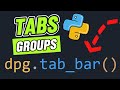 DearPyGui Tutorial 7: Create Tabs & Group Widgets in Python GUIs