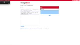 TodaysMeet Tutorial for Teachers