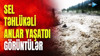 Sel bu rayonda təhlükə yaratdı, evləri su basdı - GÖRÜNTÜLƏR