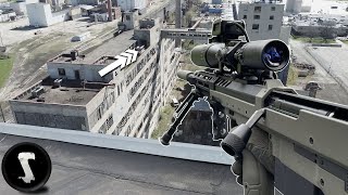 High-rise Rooftop Sniper Mission (OVERPOWERED $1500 RIFLE)