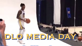 [HD] D’Angelo Russell at Warriors Media Day posing for pictures