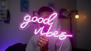 Good Vibes Neon Sign | Unboxing and Review (from Amazon)