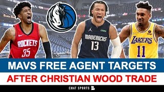 Mavericks Free Agent Targets AFTER Christian Wood Trade Ft. Jalen Brunson, Goran Dragic, Malik Monk