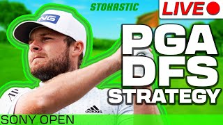 PGA DFS Picks Sony Open 2024 | DraftKings & FanDuel Golf Lineups | PGA DFS Strategy