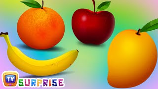 Surprise Eggs Learn Fruits for Kids with Fruit Names | Apple, Orange, Banana| ChuChu TV Egg Surprise