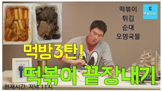 3번째 먹방 / OK 계획대로 되고 있는 먹방 / 떡볶이 / 김브라더스