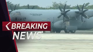 BREAKING NEWS - Kedatangan Pesawat C-130J-30 Super Hercules di Lanud Halim Jakarta