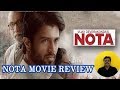 Nota review | Nota Movie Review by Filmi craft | Vijay Deverakonda | Anand Shankar | Mehreen Pirzada