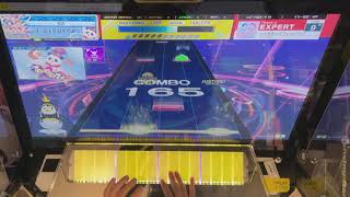 【CHUNITHM　NEW】コスモポップファンクラブ　expert　AJ　手元