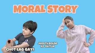 Jhooth bolne ke natija || Moral story || OJAL\u0026VIVAAN WORLD