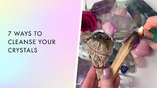 How to cleanse your crystals | Crystal Tips