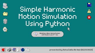 Mini Project : Simple Harmonic Motion Simulation Using Python