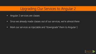 Migrating to Angular 2: Upgrading Our 1.x Services to Angular 2 | packtpub.com