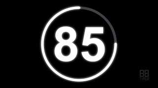 85 Second Countdown Timer with clock Ticking sound & Finish alarm beep #timer #clock #countdown