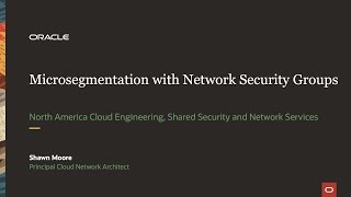 OCI Microsegmentation with NSGs