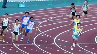 2012岐阜国体 男子共通4×100ｍR予選4組 2012 10 07