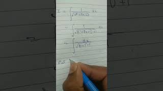 Integeration 9 (integration of square root of x ^2+2x+2)
