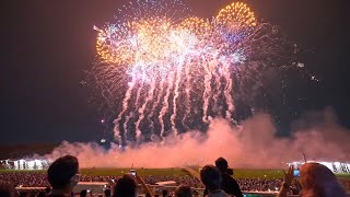 4K・ Walking at Ashikaga Hanabi festival 2022・4K HDR