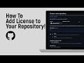 How to Add License to Your Repository in GitHub [easy]