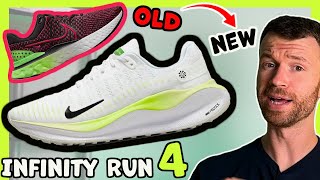 NEW ReactX Foam? | Nike Infinity Run 4 vs 3 | ReactX Infinity Run 4 Review |