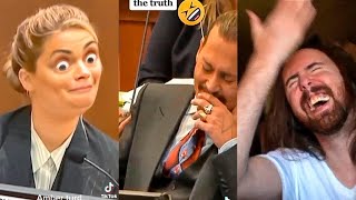 Best Johnny Depp vs Amber Heard trial memes | Asmongold Reacts