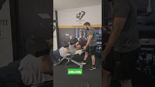 50kgs dumbll bench press