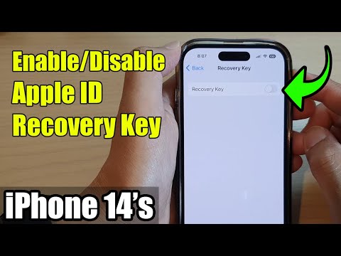 iPhone 14/14 Pro Max: How to Enable/Disable Apple ID Recovery Key to Unlock Forgotten Passcode