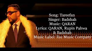 "TAREEFAN" Full Song With Lyrics ▪ Badshah ▪ QARAN ▪ Veere Di Wedding ▪ Kareena & Sonam Kapoor
