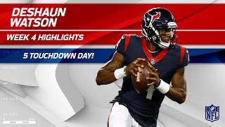 Deshaun Watson's Unreal 5 TD Day Against Tennessee | Titans vs. Texans | Wk 4 Pl