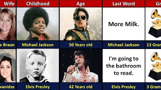 Michael Jackson VS Elvis Presley - Comparison