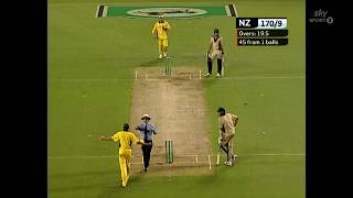 HD - Billy Bowden gives McGrath a Red Card -  Funny Cricket