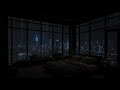 Experience The Soothing Sound Of Rain 24 Hours A Day In Your Cozy Bedroom And City View 🌧️😴