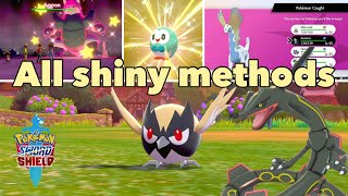 All Shiny Methods for Pokémon Sword \u0026 Shield✨ วิธีการหาโปเกมอนไชนี่ทั้งหมด