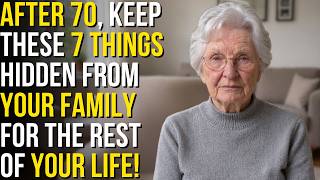 I'm 91. 7 secrets you should NEVER tell your family after 70 if you want peace! I regret it…