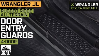 Jeep Wrangler JL 4-Door Rugged Ridge All-Terrain Door Entry Guards Review \u0026 Installl