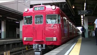 【ワンマン対応車】名鉄6000系6009F+6500系 準急新可児行き 神宮前駅 発車