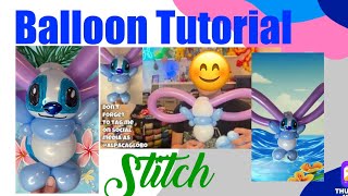 Stitch Balloon Tutorial fast line twisting