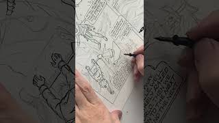 Steve Rude Inking His Comic Strip The Battle For Thuneworld