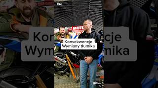 Konsekwencje samodzielnej wymiany tłumika w motocyklu #motocykle #polishbikers #tłumik #lwg