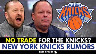 NY Knicks Rumors: Knicks NOT Making A Trade Before NBA Trade Deadline?