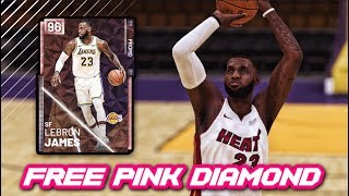 NBA 2K19 FREE PINK DIAMOND LEBRON JAMES GAMEPLAY!! | THE BEST FREE CARD IN NBA 2K19 MyTEAM