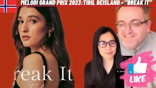 Melodi Grand Prix 2023:Tiril Beisland - "Break It" | 🇩🇰NielsensTV REACTION
