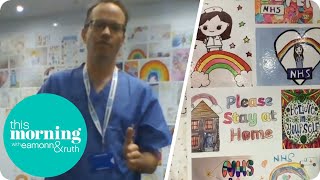 Unveiling Your Children's Art Decorating The Nightingale Hospital's Walls | This Morning