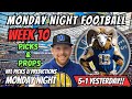 Dolphins vs Rams Monday Night Football Picks Week 10 | NFL Picks Today 11/11/2024 - MNF Free Picks