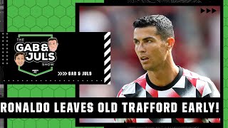 It’s NOT a good look! Why did Cristiano Ronaldo leave Man United’s match early? | ESPN FC