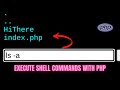 Execute Shell commands with PHP #php