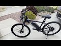 metakoo 26” electric mountain bike w 21 speeds u0026 375w battery