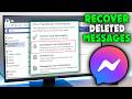 How to Recover Deleted Messages on Messenger (PC)