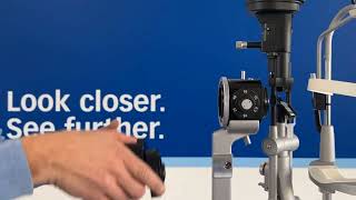 Slit lamp accessories: inclined eyepiece adaptor